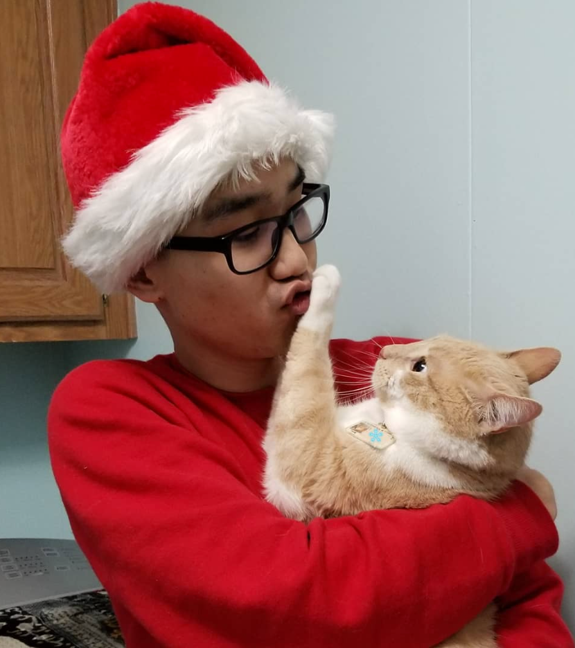 image of me and my cat